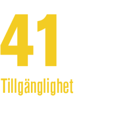 41 – Tillgänglighet